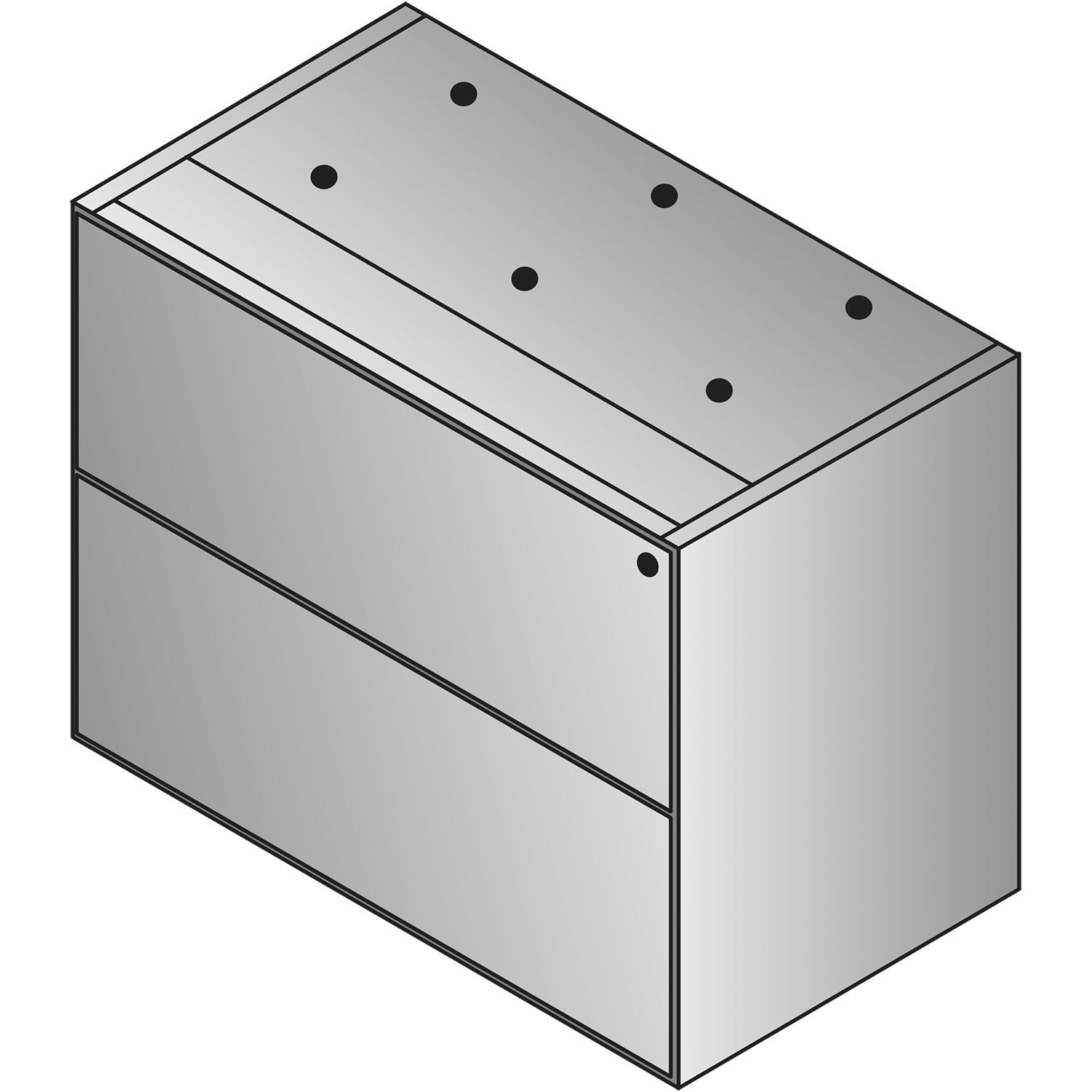 Sonoma Lateral File Credenza Pedestal